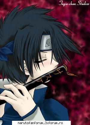 Descriere - Cel de-al doilea fiu al unui căpitan de - Sasuke Uchiha