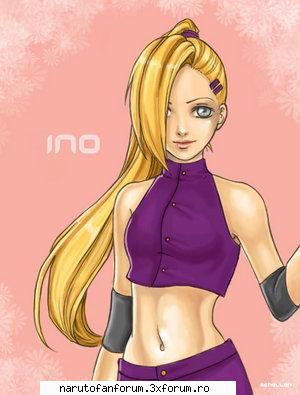 Descriere - Ino este oarecum superficială, constant - Yamanaka Ino
